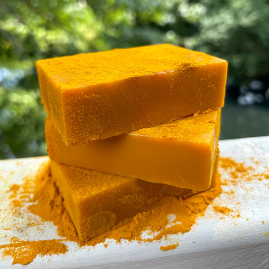 Lemon turmeric & kojic acid brightening soap